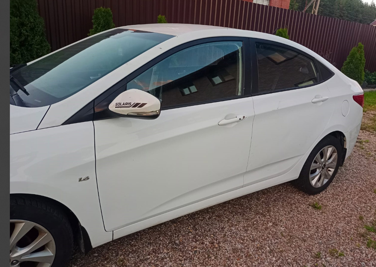 Результат выравнивания двери беспокрасочного