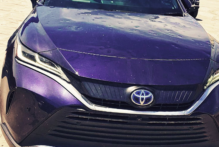 Ремонт вмятин после града в Минске методом PDR