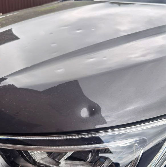 Процесс ремонта градовых вмятин без покраски в Mинске